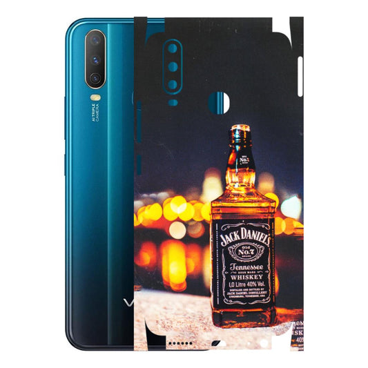 VIVO Y Series Phone Skins (All Models) - JD Whiskey Bottle - 3D Embossed Finish (L-20) Vivo Y15