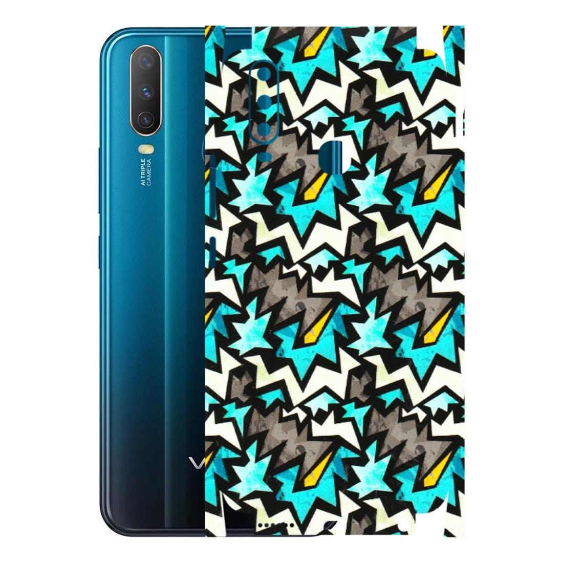 VIVO Y Series Phone Skins (All Models) - Funky Zig Zag - 3D Embossed Finish (L-223) Vivo Y15