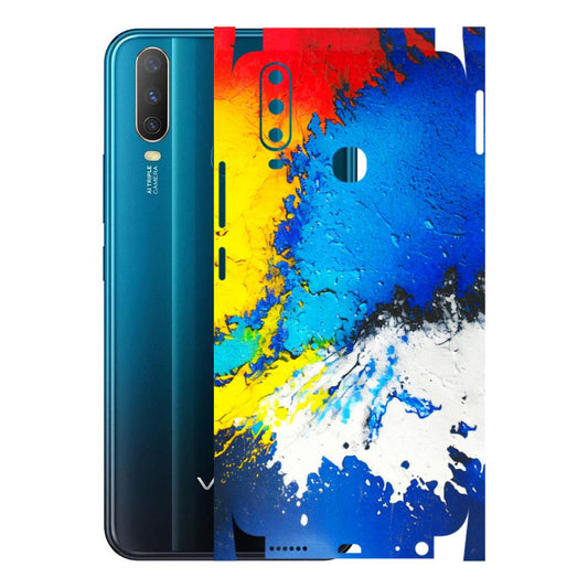 VIVO Y Series Phone Skins (All Models) - Acrylic Paint Spill - 3D Embossed Finish (L-229) Vivo Y15