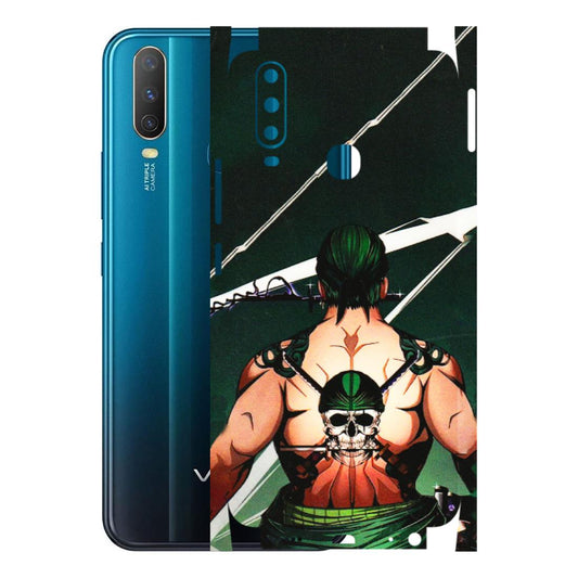 VIVO Y Series Phone Skins (All Models) - Zoro Anime - 3D Embossed Finish (L-23) Vivo Y15