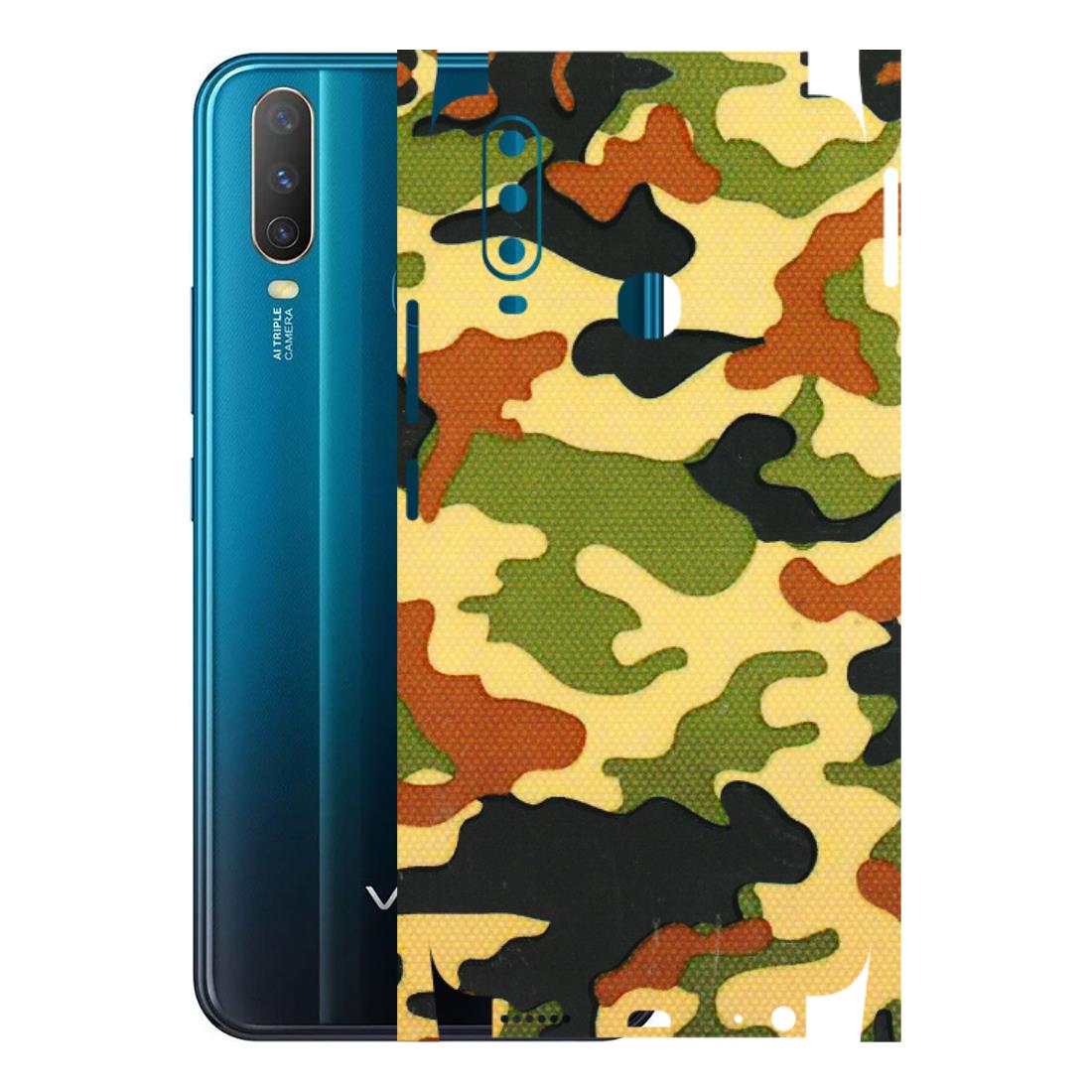 VIVO Y Series Phone Skins (All Models) - Indian Military - 3D Embossed Finish (L-234) Vivo Y15