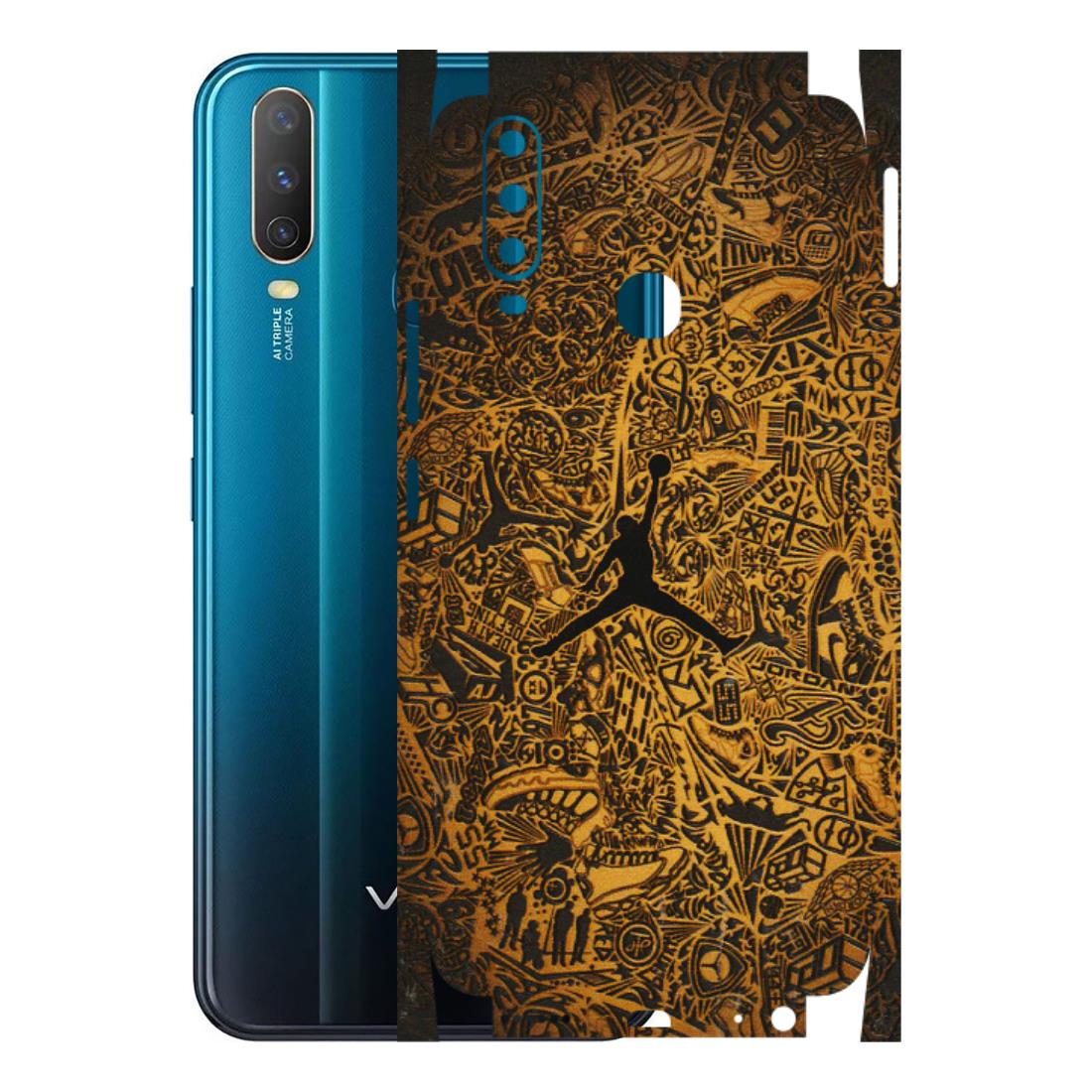 VIVO Y Series Phone Skins (All Models) - Premium Gold Basketball Player - 3D Embossed Finish (L-236) Vivo Y15