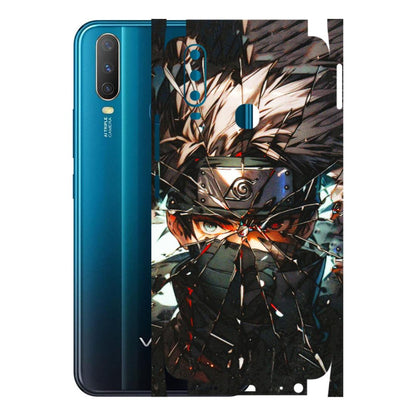 VIVO Y Series Phone Skins (All Models) - Kakashi Shattered Glass Effect - 3D Embossed Finish (L-237) Vivo Y15