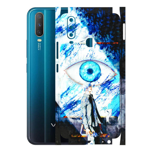 VIVO Y Series Phone Skins (All Models) - Gojo Satoru evil eye - 3D Embossed Finish (L-239) Vivo Y15