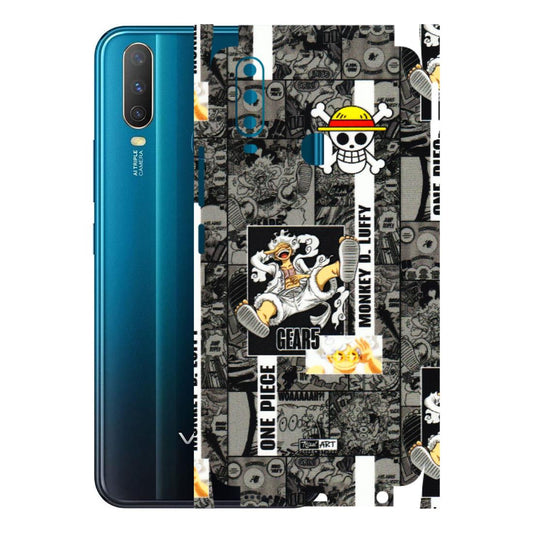VIVO Y Series Phone Skins (All Models) - Cuffy Anime MonkeyCamic - 3D Embossed Finish (L-242) Vivo Y15