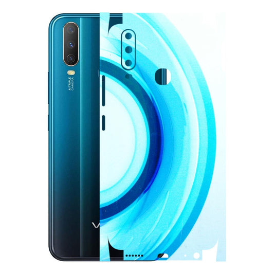 VIVO Y Series Phone Skins (All Models) - The Blue Curve - 3D Embossed Finish (L-244) Vivo Y15