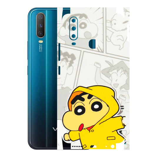 VIVO Y Series Phone Skins (All Models) - Yellow Shinchan Comic - 3D Embossed Finish (L-246) Vivo Y15
