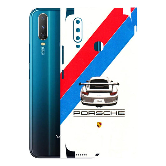 VIVO Y Series Phone Skins (All Models) - Porche Car Sober Logo - 3D Embossed Finish (L-248) Vivo Y15