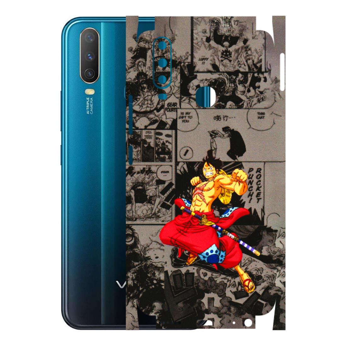 VIVO Y Series Phone Skins (All Models) - One Piece Rocket Punch Manga - 3D Embossed Finish (L-25) Vivo Y15