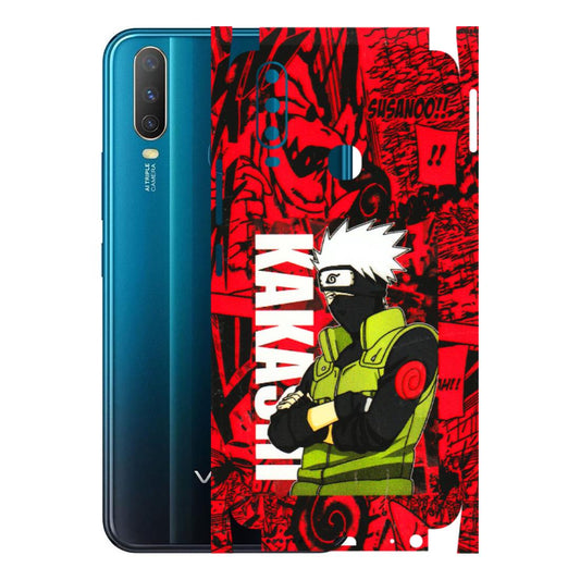 VIVO Y Series Phone Skins (All Models) - Kakashi Red Anime - 3D Embossed Finish (L-251) Vivo Y15