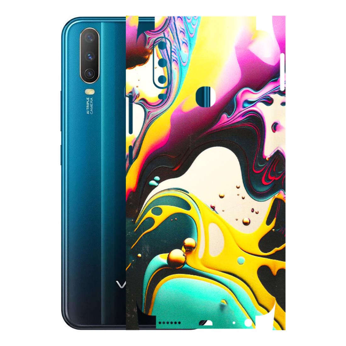 VIVO Y Series Phone Skins (All Models) - Multicolor Abstract pattern - 3D Embossed Finish (L-254) Vivo Y15