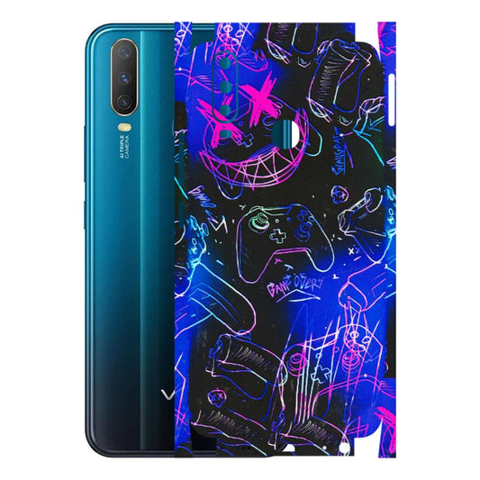 VIVO Y Series Phone Skins (All Models) - Gamers Paradise - 3D Embossed Finish (L-258) Vivo Y15