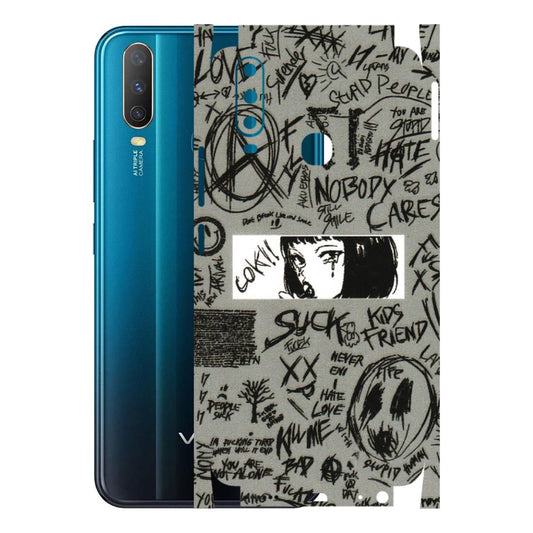 VIVO Y Series Phone Skins (All Models) - Never Have Love Anime - 3D Embossed Finish (L-260) Vivo Y15