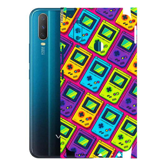 VIVO Y Series Phone Skins (All Models) - Gameboy Colourful - 3D Embossed Finish (L-266) Vivo Y15