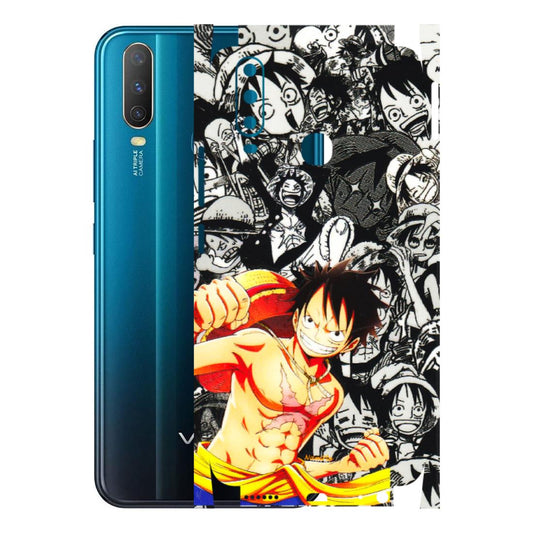 VIVO Y Series Phone Skins (All Models) - Anime Comics Games Doodles - 3D Embossed Finish (L-27) Vivo Y15