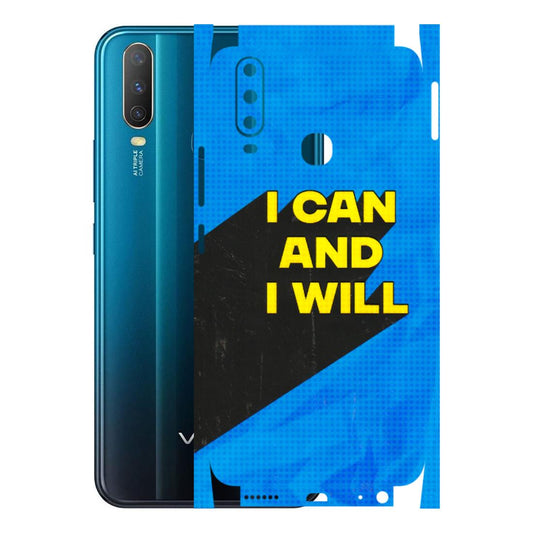VIVO Y Series Phone Skins (All Models) - I Can And I Will - 3D Embossed Finish (L-281) Vivo Y15