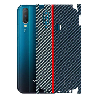VIVO Y Series Phone Skins (All Models) - Blue Sober Lines - 3D Embossed Finish (L-305) Vivo Y15