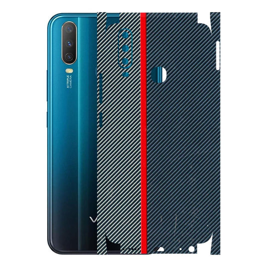 VIVO Y Series Phone Skins (All Models) - Blue Sober Lines - 3D Embossed Finish (L-305) Vivo Y15