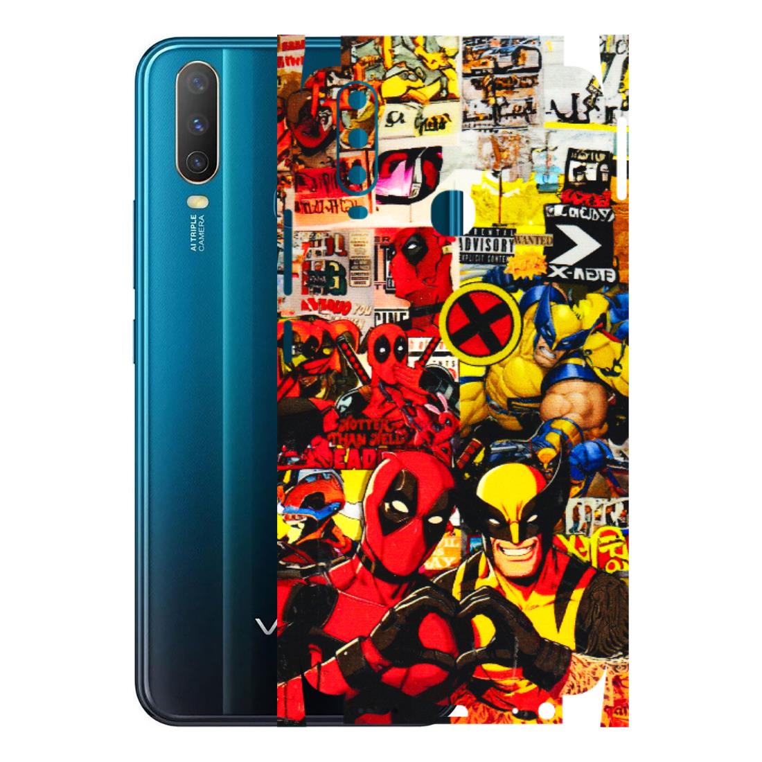 VIVO Y Series Phone Skins (All Models) - Spidy Wolverine - 3D Embossed Finish (L-310) Vivo Y15