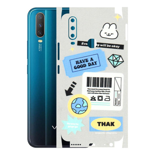 VIVO Y Series Phone Skins (All Models) - Will Be Okay Design - 3D Embossed Finish (L-316) Vivo Y15