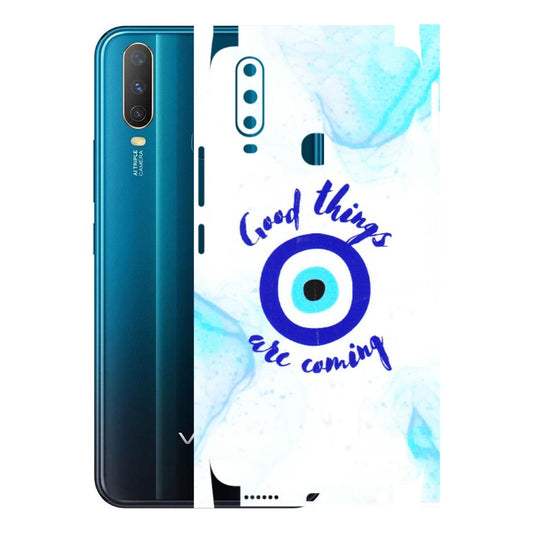 VIVO Y Series Phone Skins (All Models) - Evil Eye Good Things Are Coming - 3D Embossed Finish (L-322) Vivo Y15