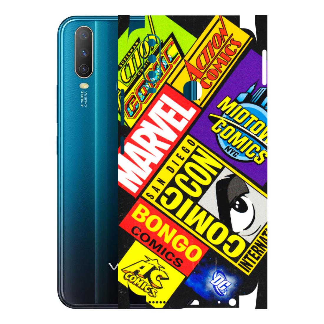 VIVO Y Series Phone Skins (All Models) - Bongo Comic Con - 3D Embossed Finish (L-325) Vivo Y15