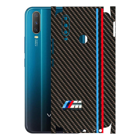 VIVO Y Series Phone Skins (All Models) - BM Carbon Fiber Feels - 3D Embossed Finish (L-38) Vivo Y15