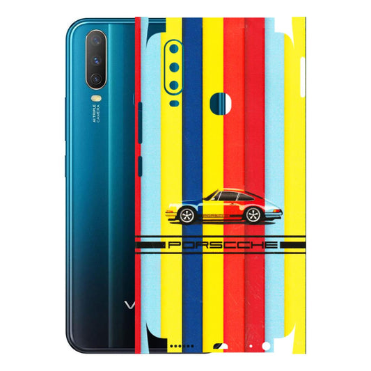 VIVO Y Series Phone Skins (All Models) - Multicolour Porche - 3D Embossed Finish (L-39) Vivo Y15