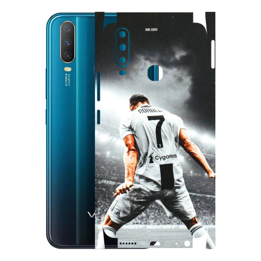 VIVO Y Series Phone Skins (All Models) - Ronaldo CR7 Crazy - 3D Embossed Finish (L-44) Vivo Y15