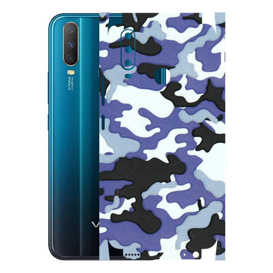VIVO Y Series Phone Skins (All Models) - Powerfull Military Camoflauge - 3D Embossed Finish (L-49) Vivo Y15