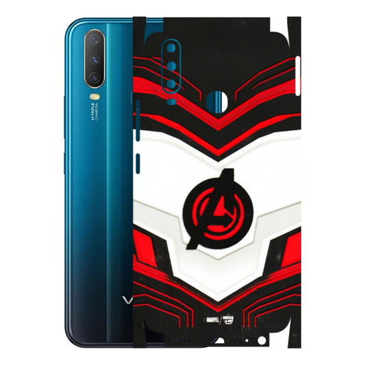 VIVO Y Series Phone Skins (All Models) - Avengers Logo - 3D Embossed Finish (L-55) Vivo Y15