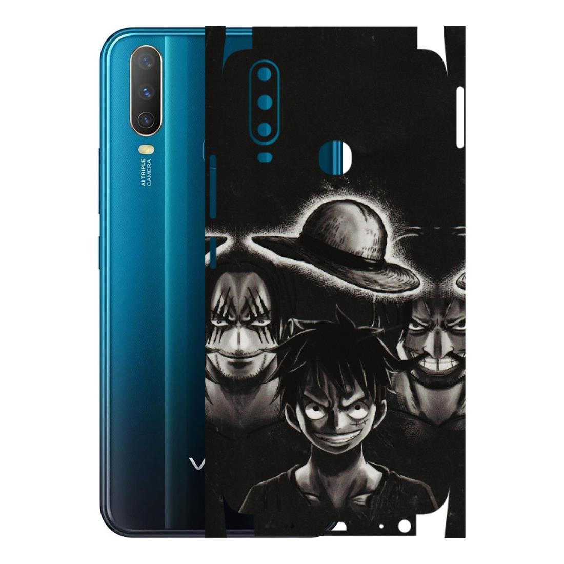 VIVO Y Series Phone Skins (All Models) - Black Luffy Hat - 3D Embossed Finish (L-57) Vivo Y15