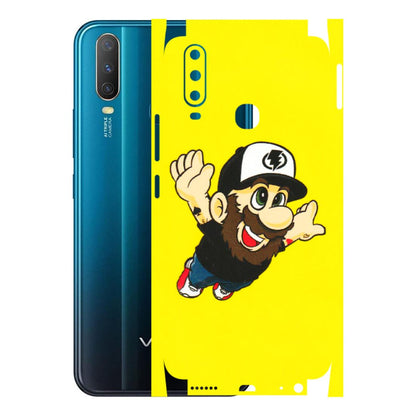 VIVO Y Series Phone Skins (All Models) - Flying Beardo - 3D Embossed Finish (L-60) Vivo Y15