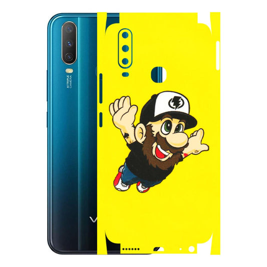 VIVO Y Series Phone Skins (All Models) - Flying Beardo - 3D Embossed Finish (L-60) Vivo Y15