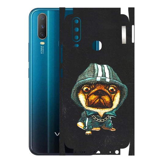 VIVO Y Series Phone Skins (All Models) - Puppy N Hoodie - 3D Embossed Finish (L-90) Vivo Y15