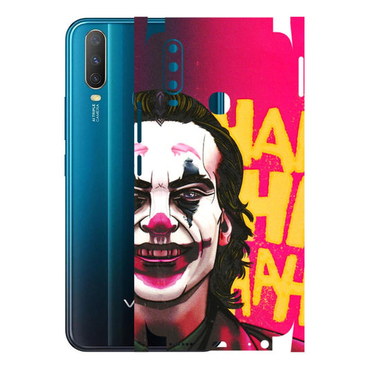 VIVO Y Series Phone Skins (All Models) - Joker Evil Laugh - 3D Embossed Finish (L-97) Vivo Y15