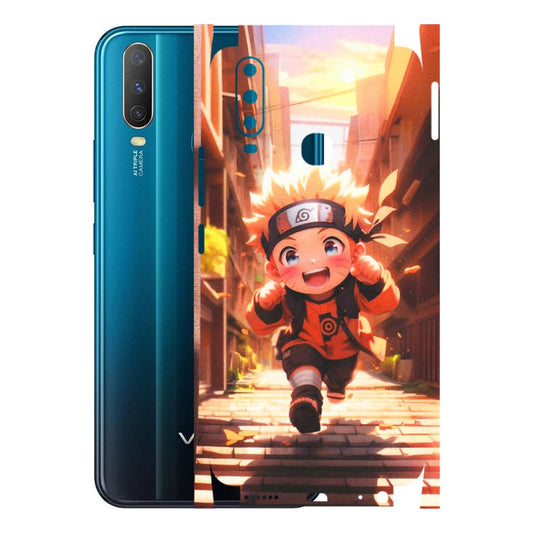 VIVO Y Series Phone Skins (All Models) - Naruto Cute Toon Running - Matte Finish (M-04) Vivo Y15