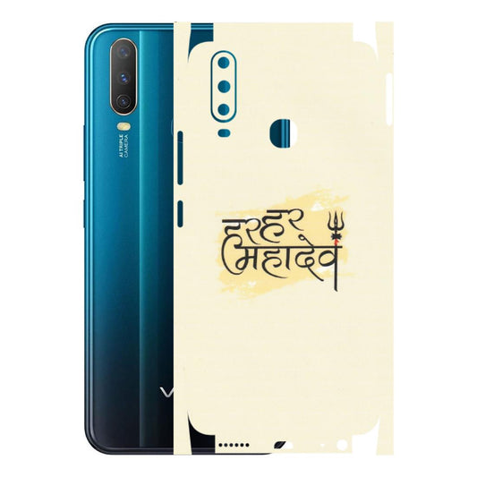VIVO Y Series Phone Skins (All Models) - Har Har Mahadev - Matte Finish (M-10) Vivo Y15