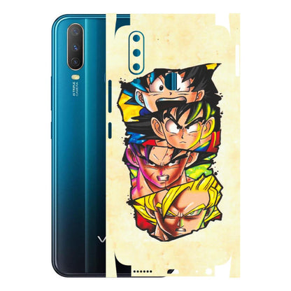VIVO Y Series Phone Skins (All Models) - Angry Multi Anime - Matte Finish (M-113) Vivo Y15