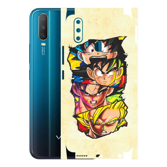 VIVO Y Series Phone Skins (All Models) - Angry Multi Anime - Matte Finish (M-113) Vivo Y15