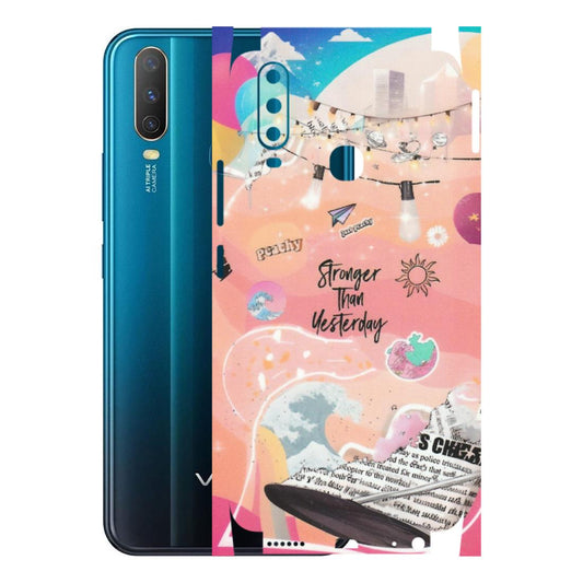 VIVO Y Series Phone Skins (All Models) - Stronger Then Yesterday - Matte Finish (M-128) Vivo Y15