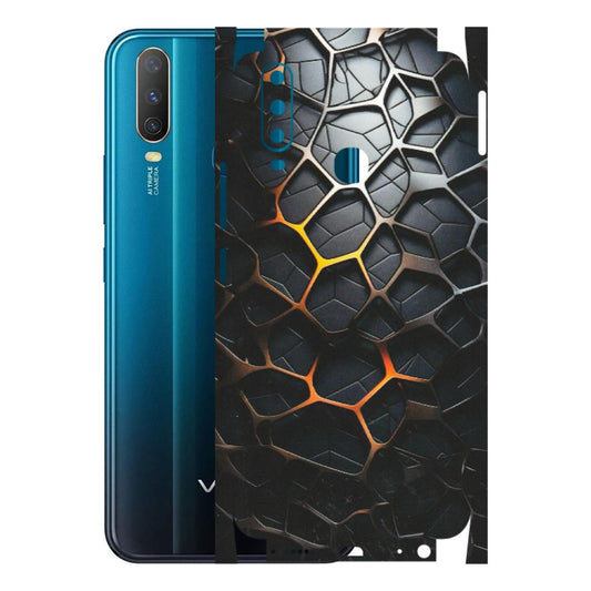 VIVO Y Series Phone Skins (All Models) - New Abstract Graphite Tiles - Matte Finish (M-130) Vivo Y15