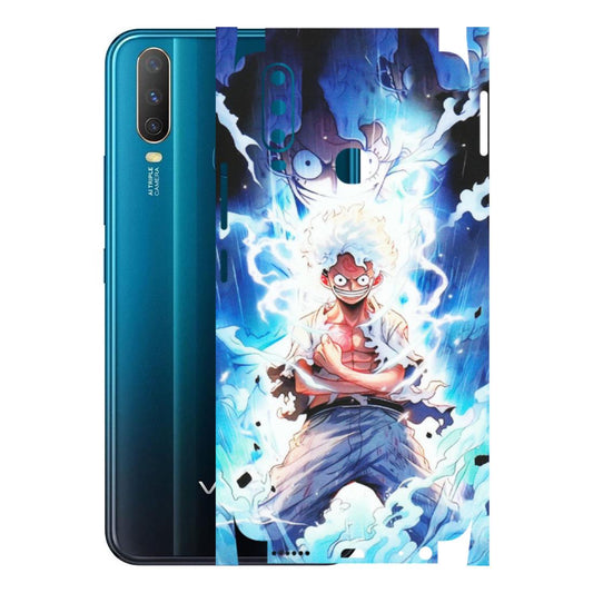 VIVO Y Series Phone Skins (All Models) - Blue Thunder Luffy Anime - Matte Finish (M-132) Vivo Y15