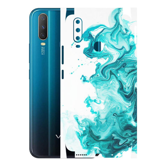 VIVO Y Series Phone Skins (All Models) - Sky Blue Abstract Colour - Matte Finish (M-146) Vivo Y15