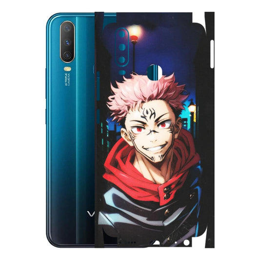 VIVO Y Series Phone Skins (All Models) - Yuji Itadori Funny Face Anime - Matte Finish (M-152) Vivo Y15