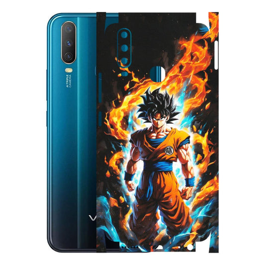 VIVO Y Series Phone Skins (All Models) - Goku Transformation Anime - Matte Finish (M-159) Vivo Y15