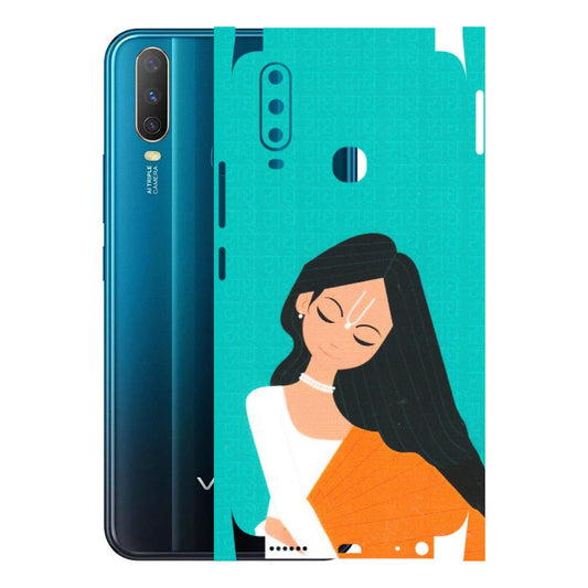 VIVO Y Series Phone Skins (All Models) - Radhe Radhe With Hindu Symbol - Matte Finish (M-164) Vivo Y15