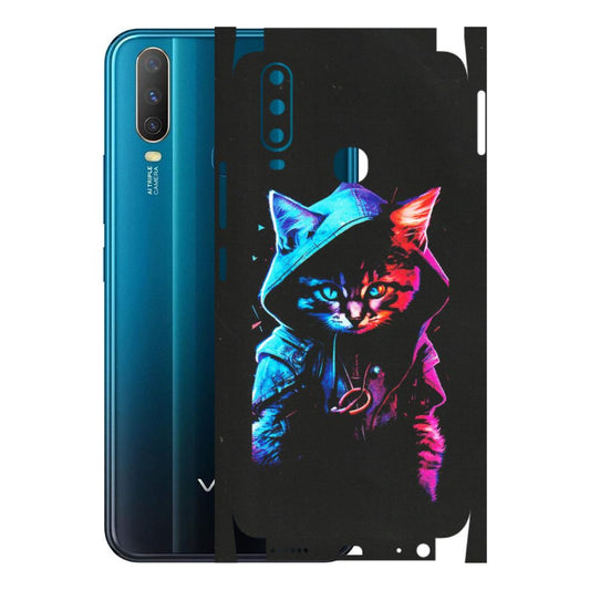 VIVO Y Series Phone Skins (All Models) - Cyberpunk Cat - Matte Finish (M-45) Vivo Y15