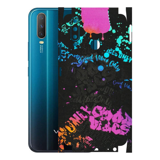 VIVO Y Series Phone Skins (All Models) - Majestic Black Vibes - Matte Finish (M-62) Vivo Y15