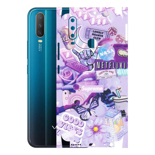 VIVO Y Series Phone Skins (All Models) - Supreme Purple Magic - Matte Finish (M-88) Vivo Y15